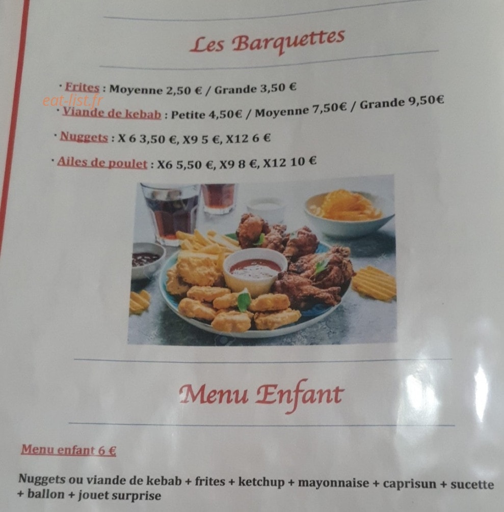 Restaurant le M — carte page 7