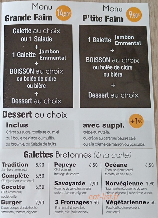 La boite à crêpes — carte page 3