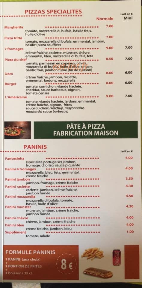 Chez Dom — carte page 3