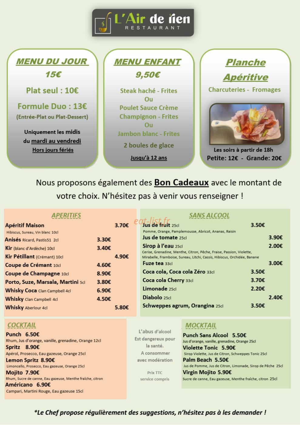 L'air de rien — carte page 3