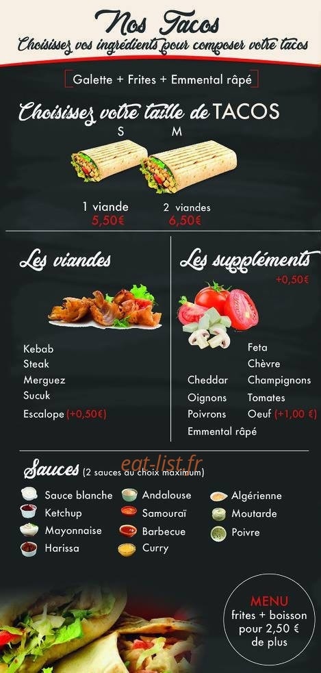 O'Délice — carte page 2