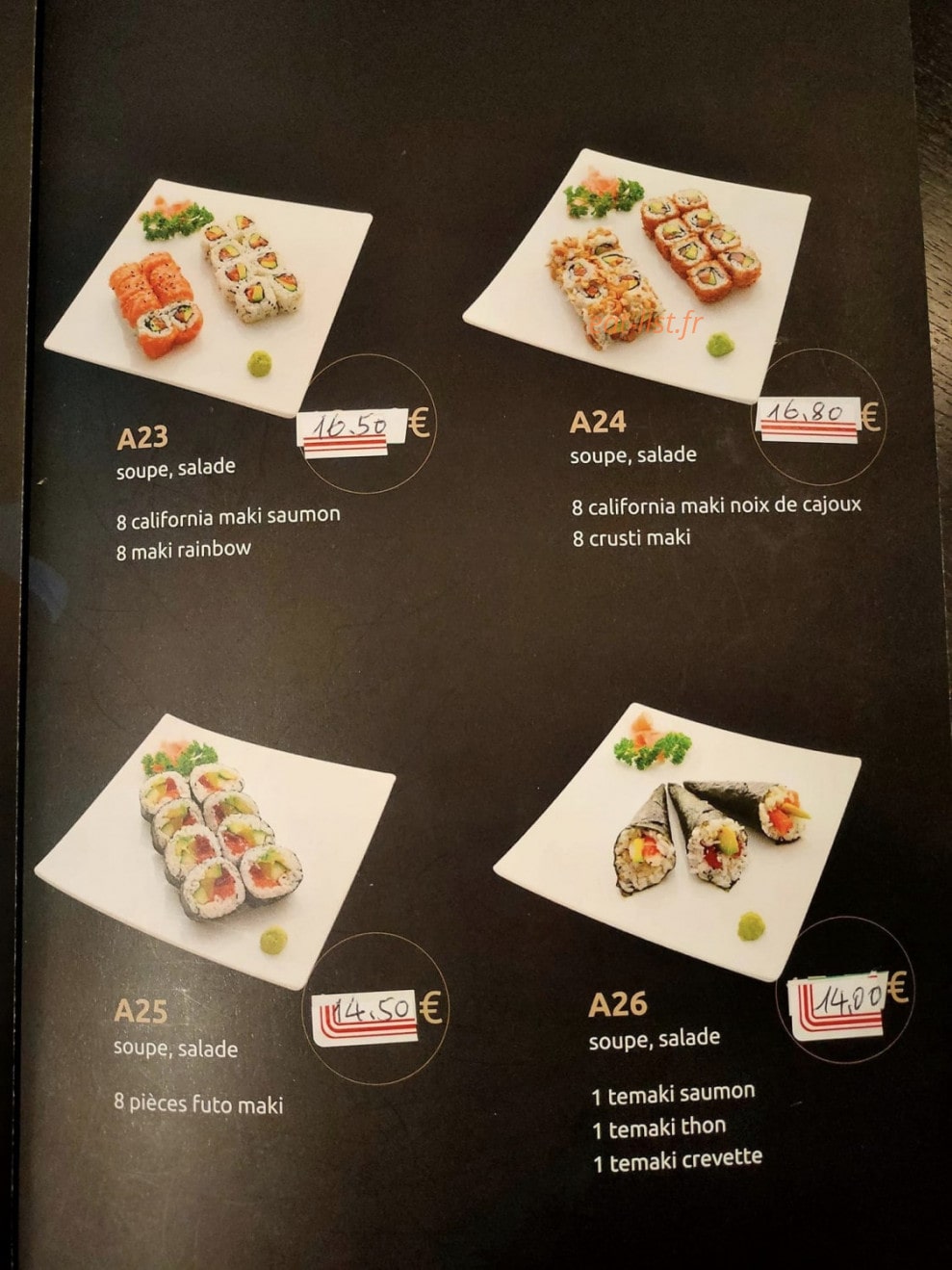 Ginza D'Or — carte page 6