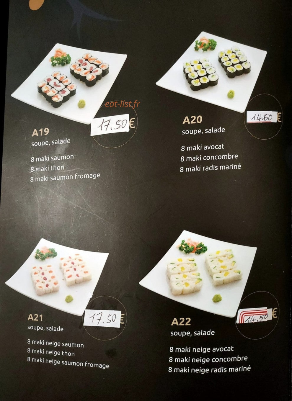Ginza D'Or — carte page 5