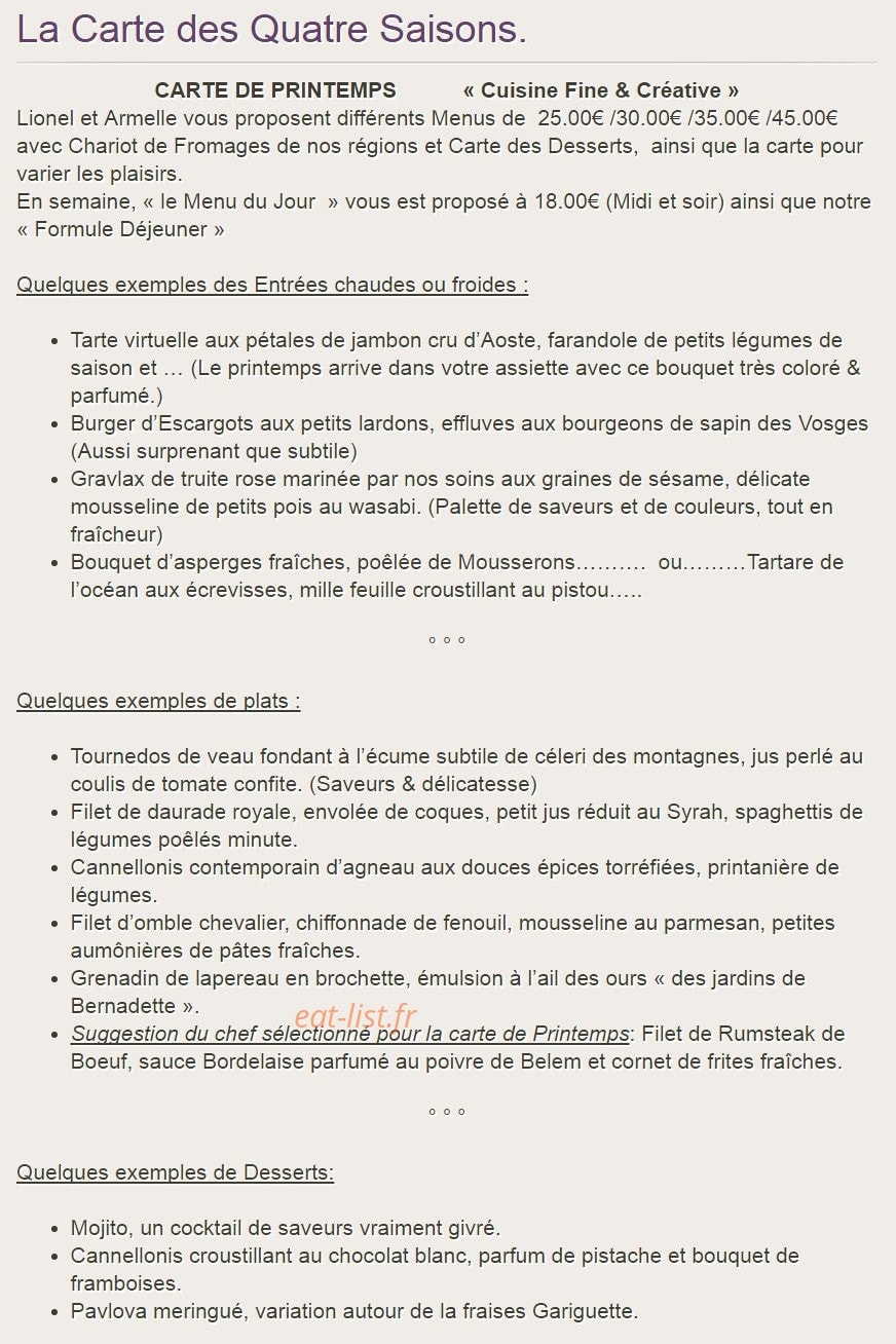 Les lilas — carte page 1