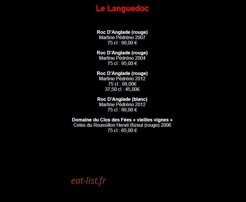 Le Chamagnon — carte page 19