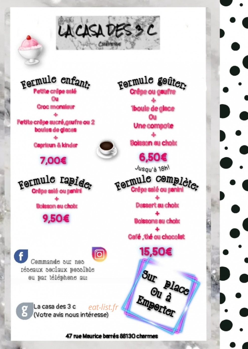 La casa des 3 c — carte page 2