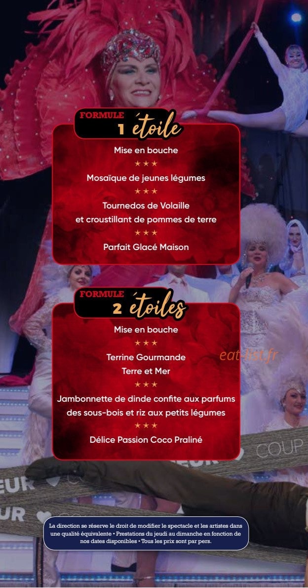 Mille et une Étoiles — carte page 1