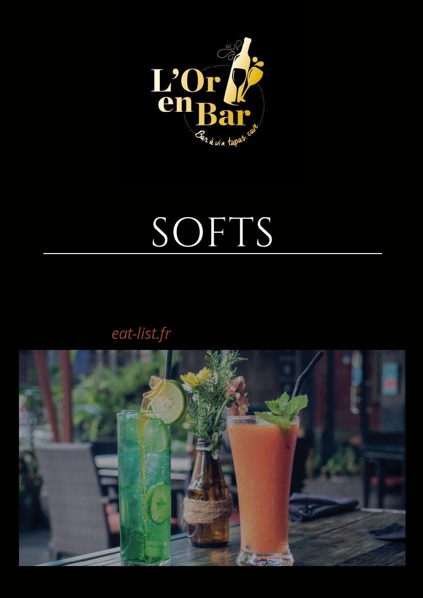 L'Or en Bar — carte page 12
