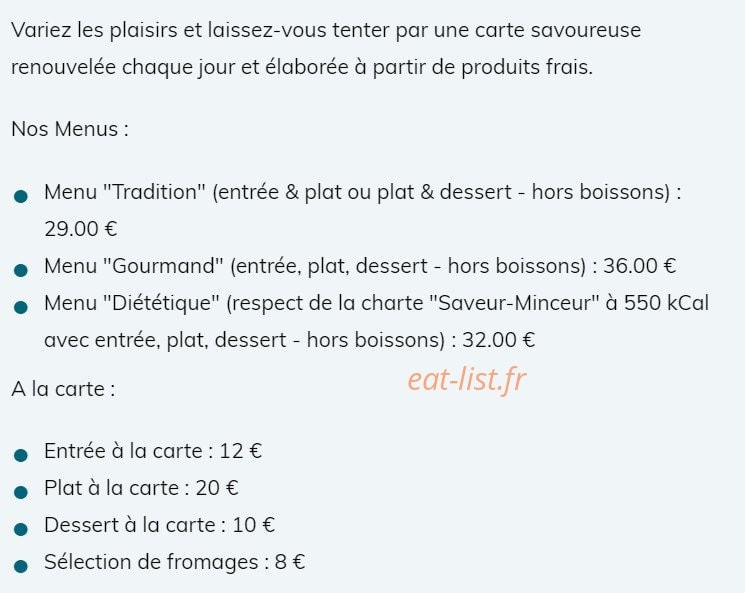 Le Cosmopolitain — carte page 2