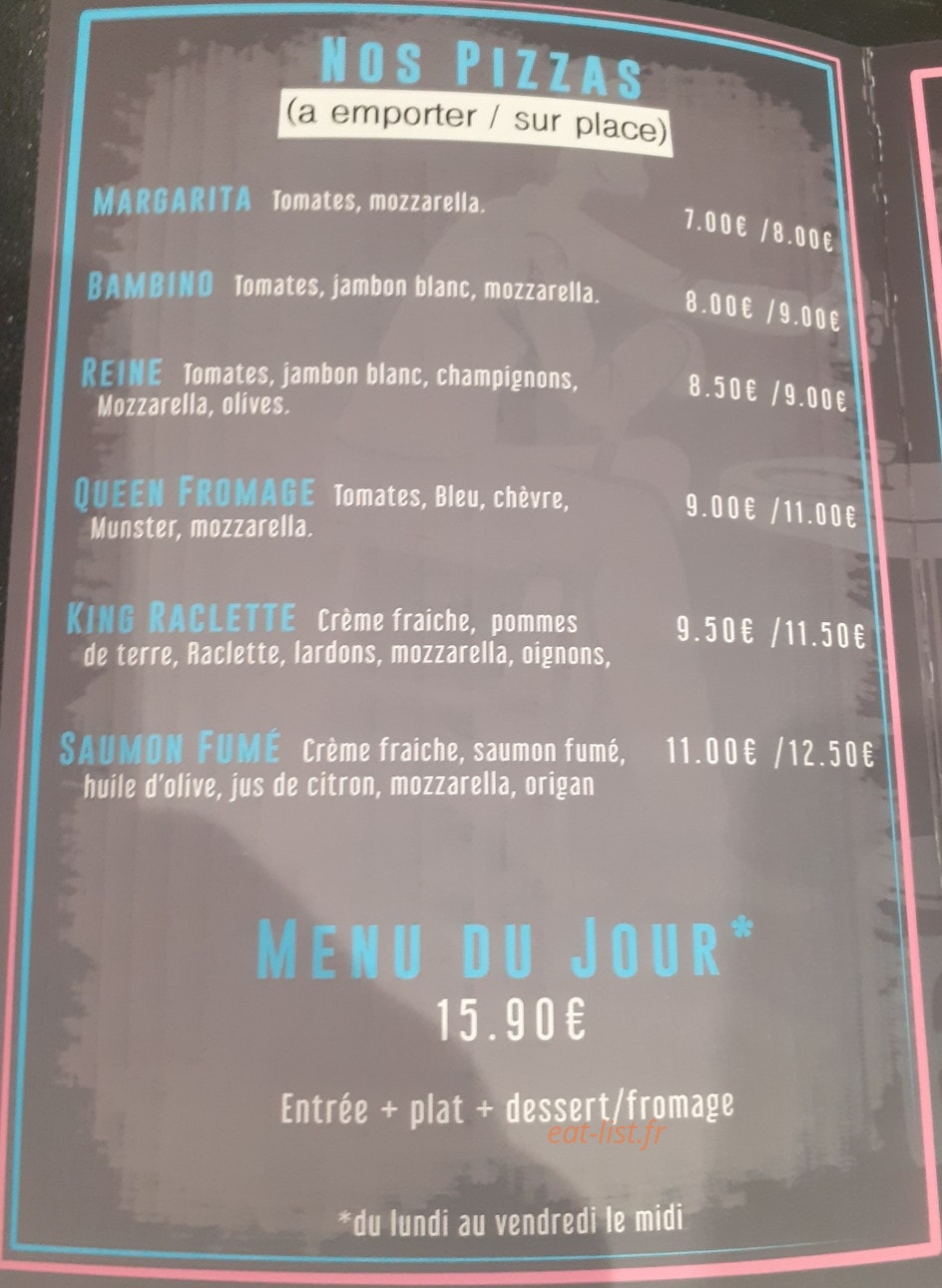 A la Bien — carte page 1