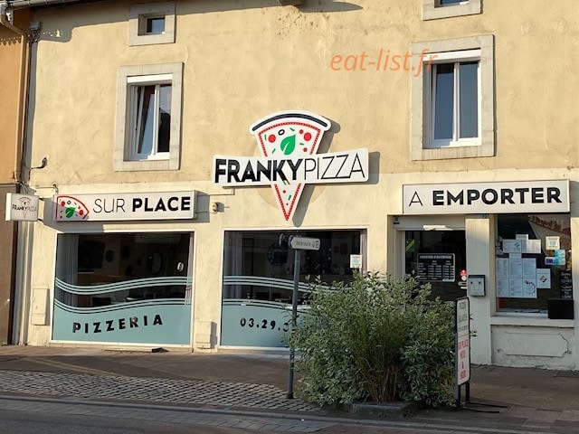 Franky Pizza — carte page 1