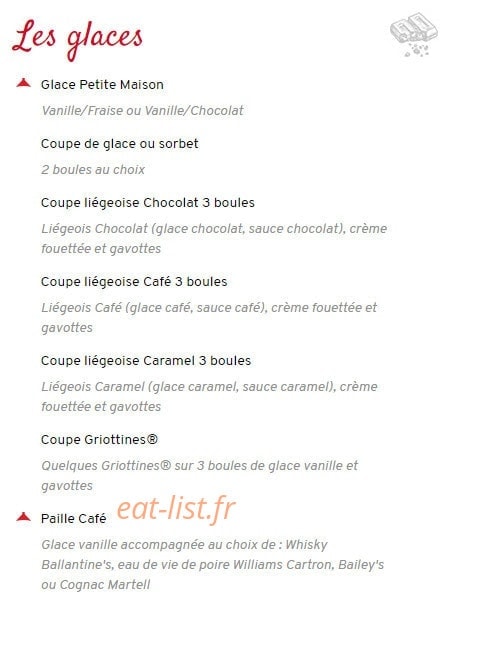 Courtepaille — carte page 5