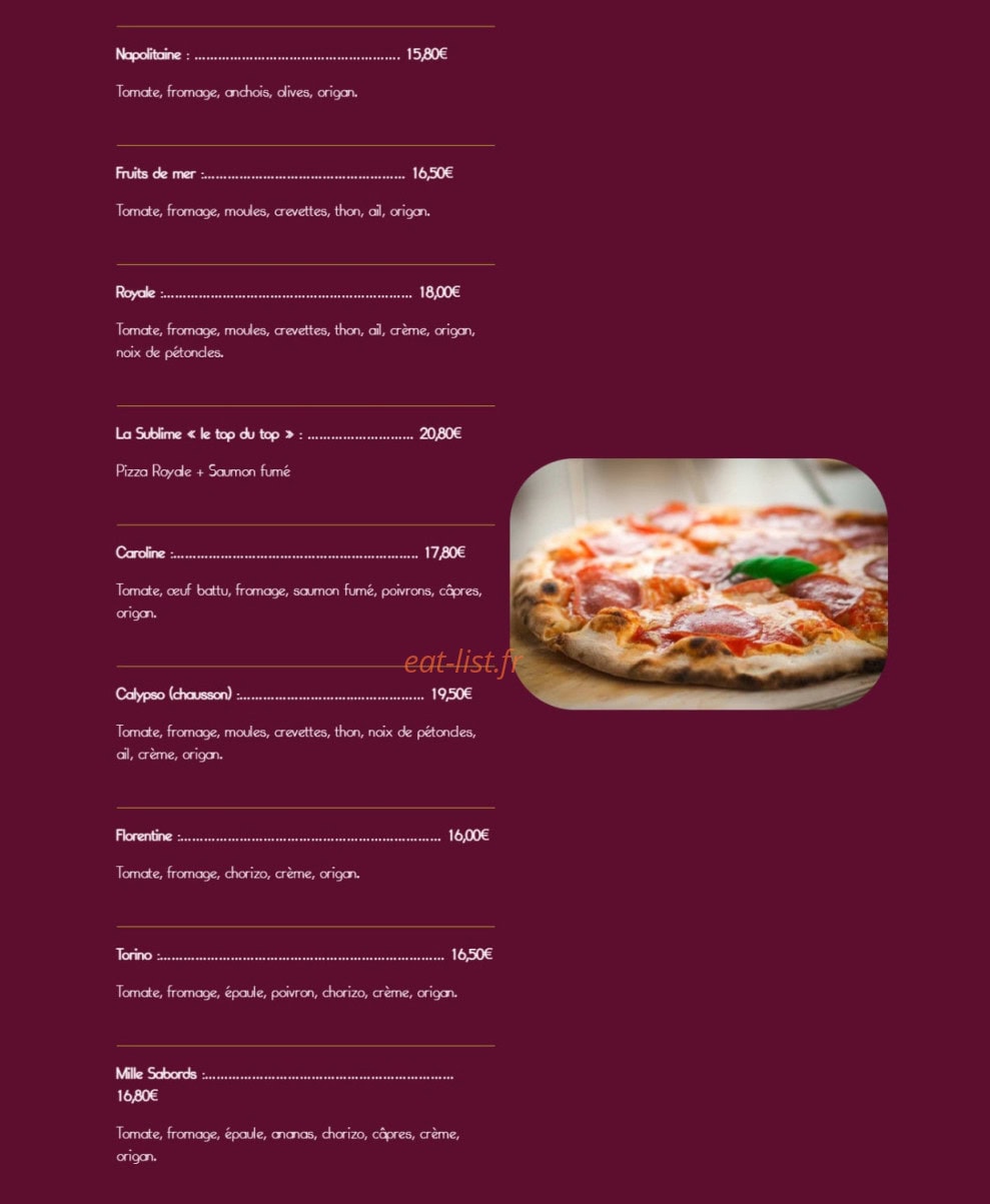 Le Capri — carte page 5