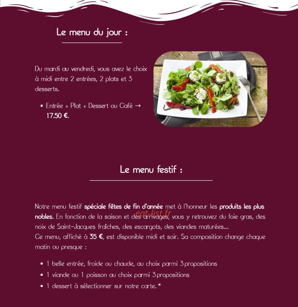 Le Capri — carte page 1