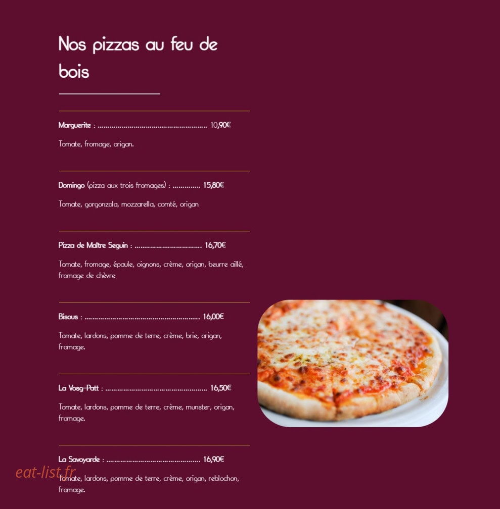 Le Capri — carte page 4