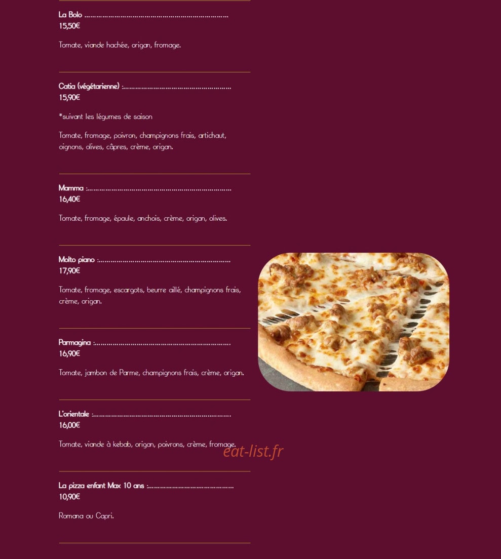 Le Capri — carte page 7