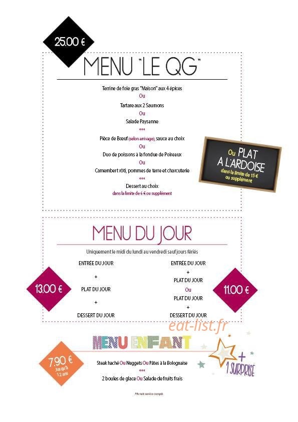 Le QG — carte page 3