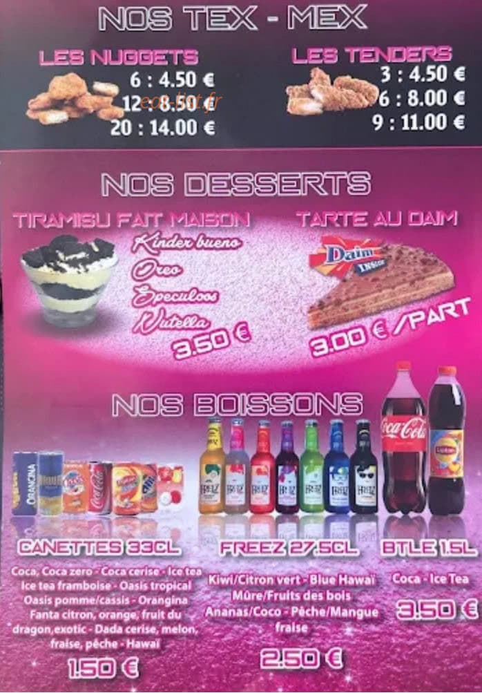 Délice Time — carte page 6