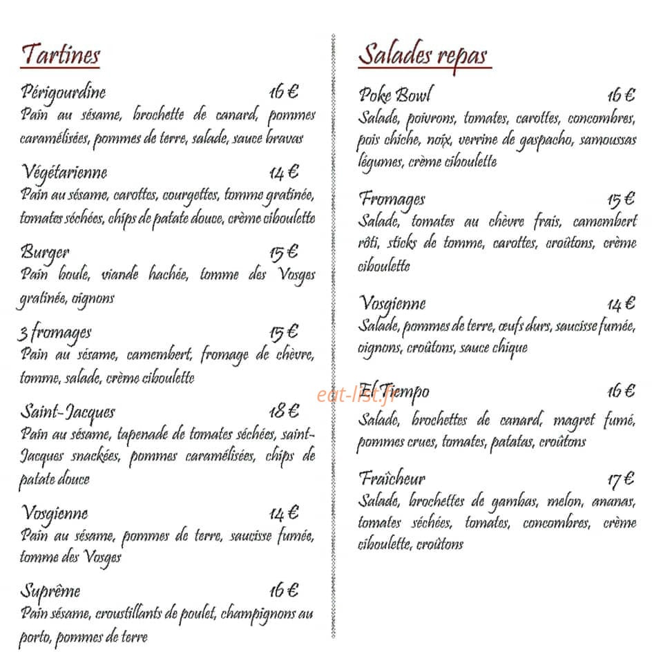 El Tiempo — carte page 2
