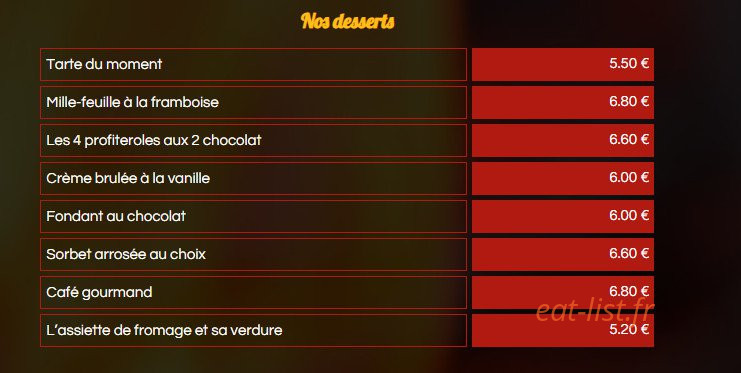 L'Ot Antic Grill — carte page 4