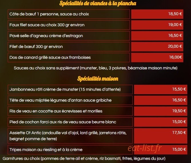 L'Ot Antic Grill — carte page 3