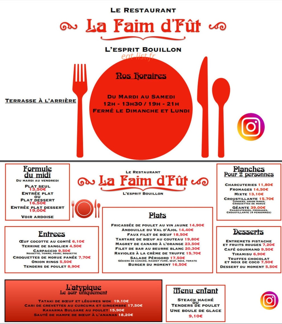 La Faim d'Fût — carte page 1