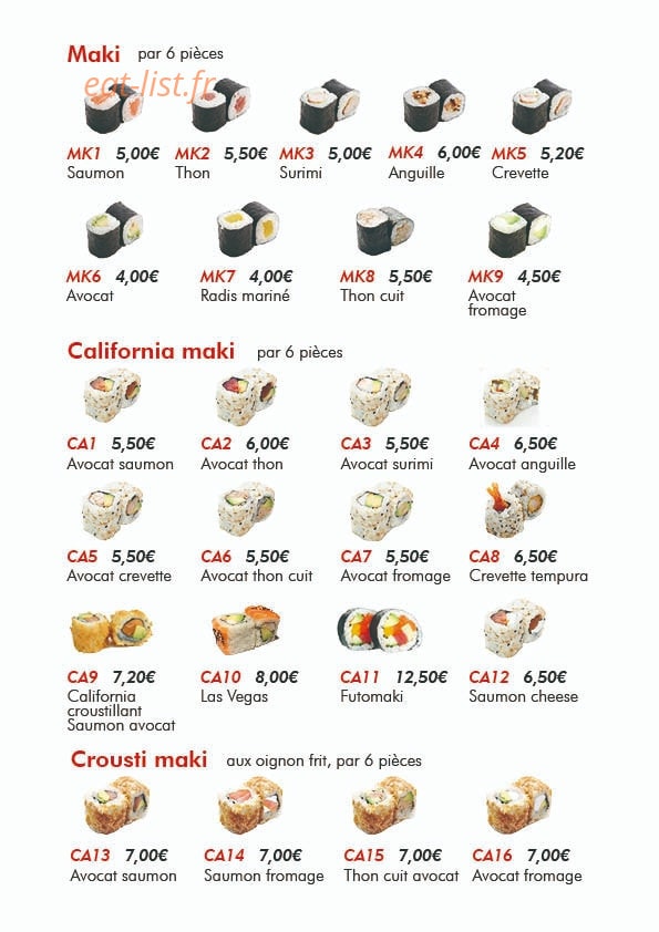 Le Tsubaki — carte page 7