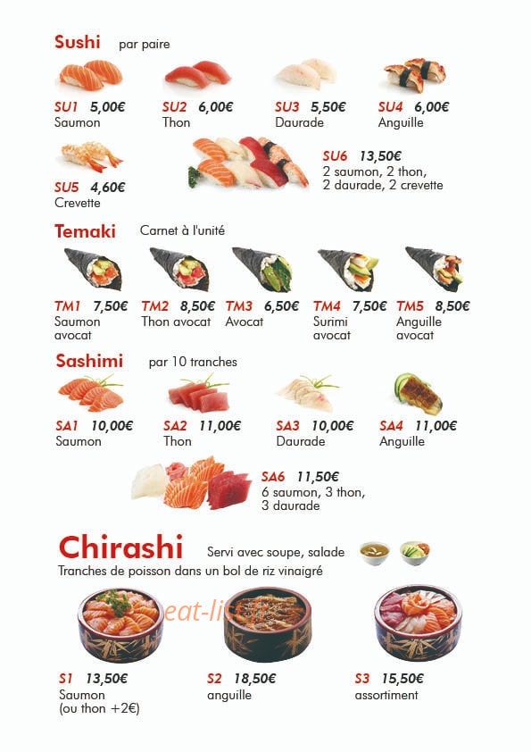 Le Tsubaki — carte page 6