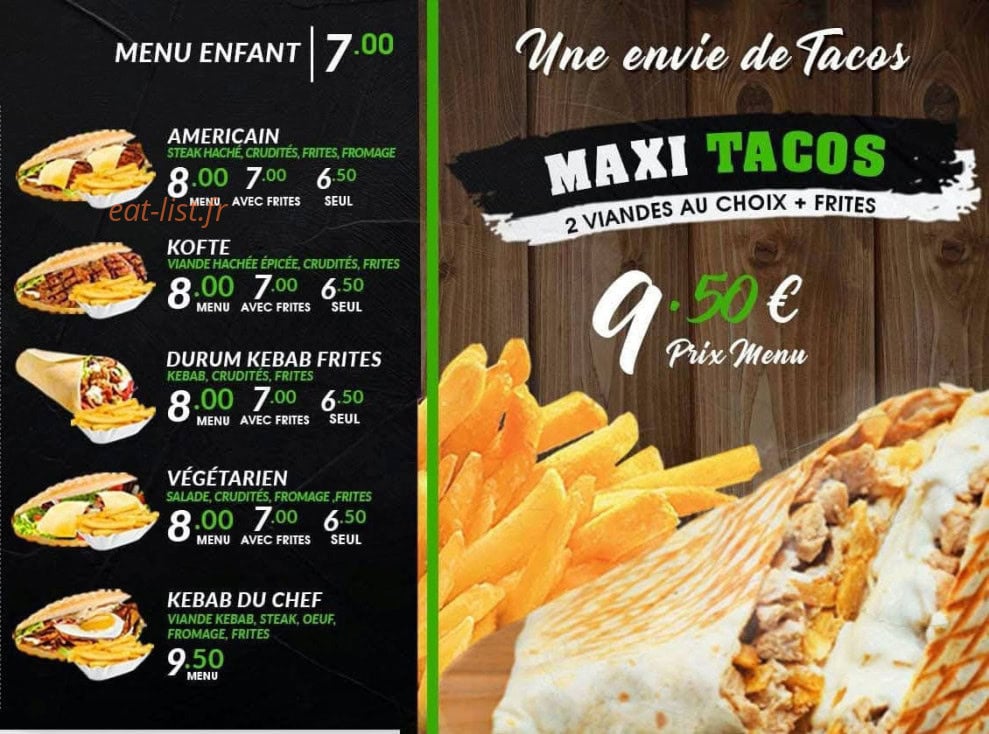 O'bosphore kebab — carte page 3