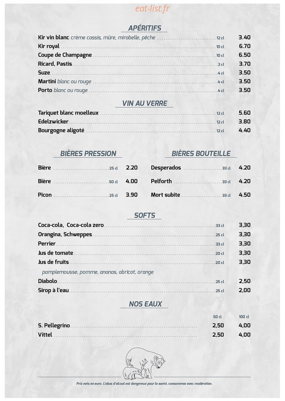 L'ours Blanc — carte page 4
