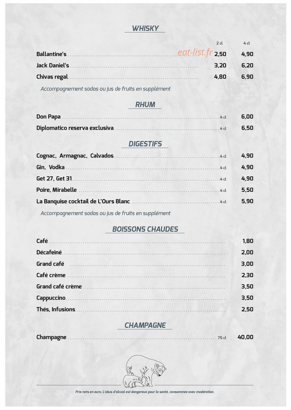 L'ours Blanc — carte page 5