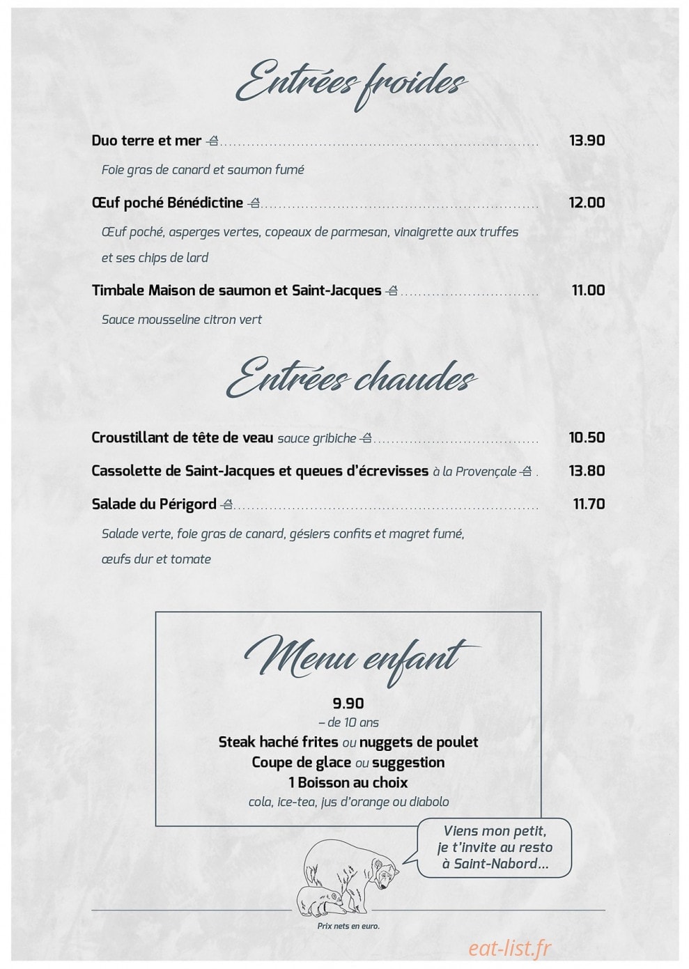 L'ours Blanc — carte page 1