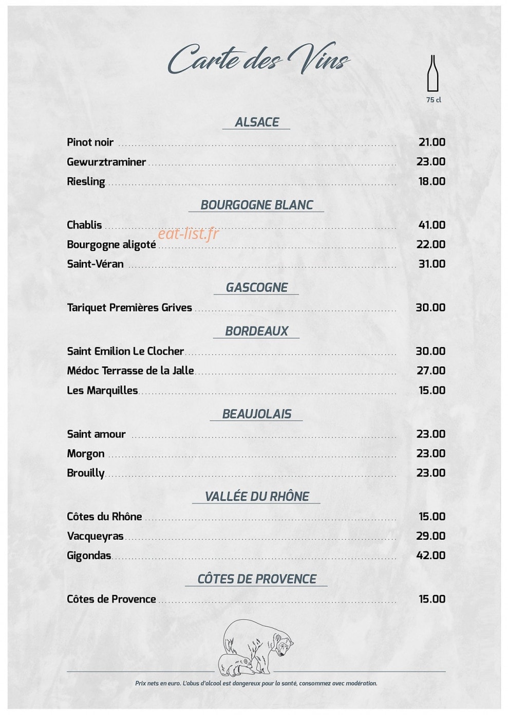 L'ours Blanc — carte page 6