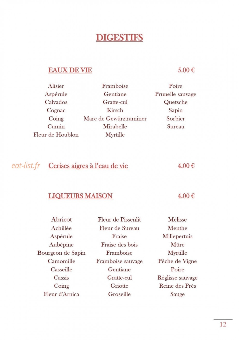 Les Grands Prés — carte page 9