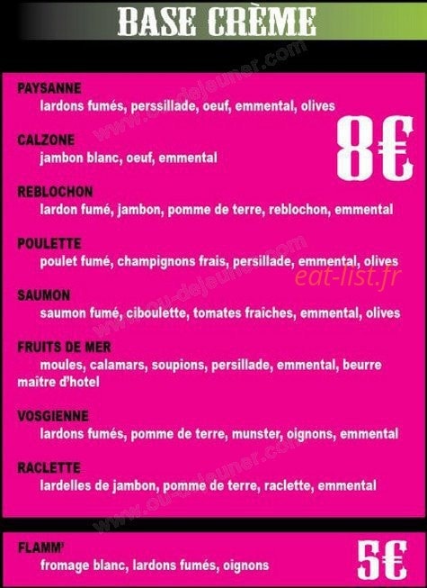 La Cave du Hibou — carte page 2