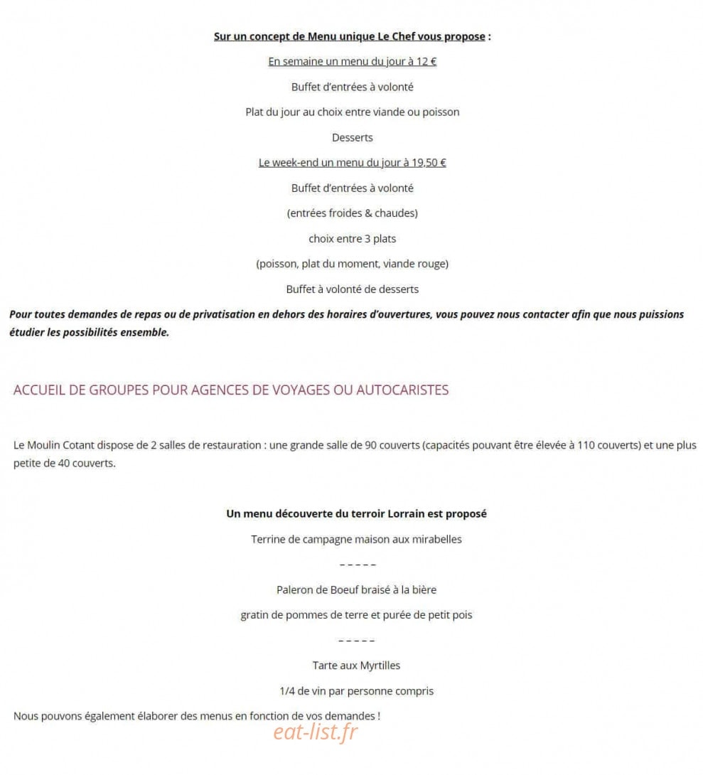 Moulin Cotant — carte page 1