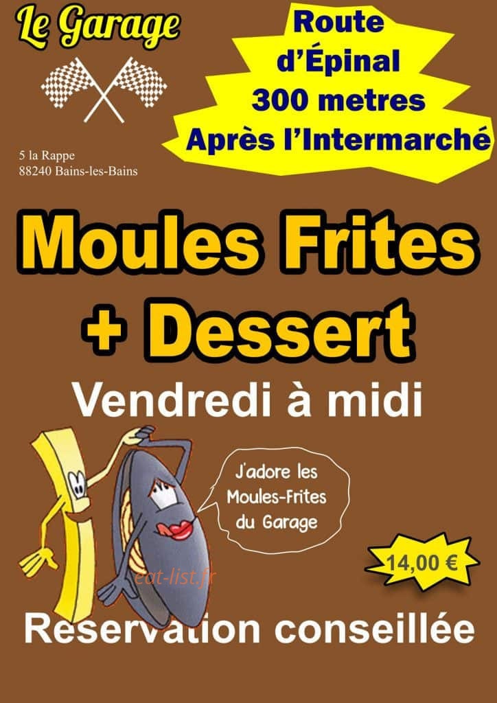 Le Garage — carte page 2