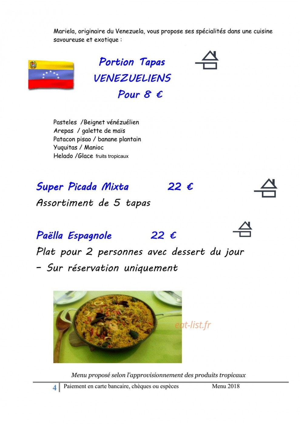 Auberge de la Rételère — carte page 2