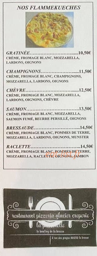 La Passerelle — carte page 2