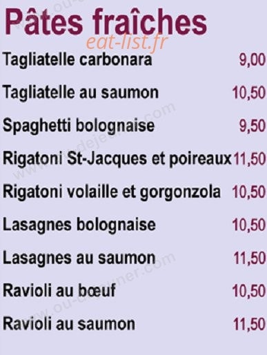 La Venezia — carte page 11