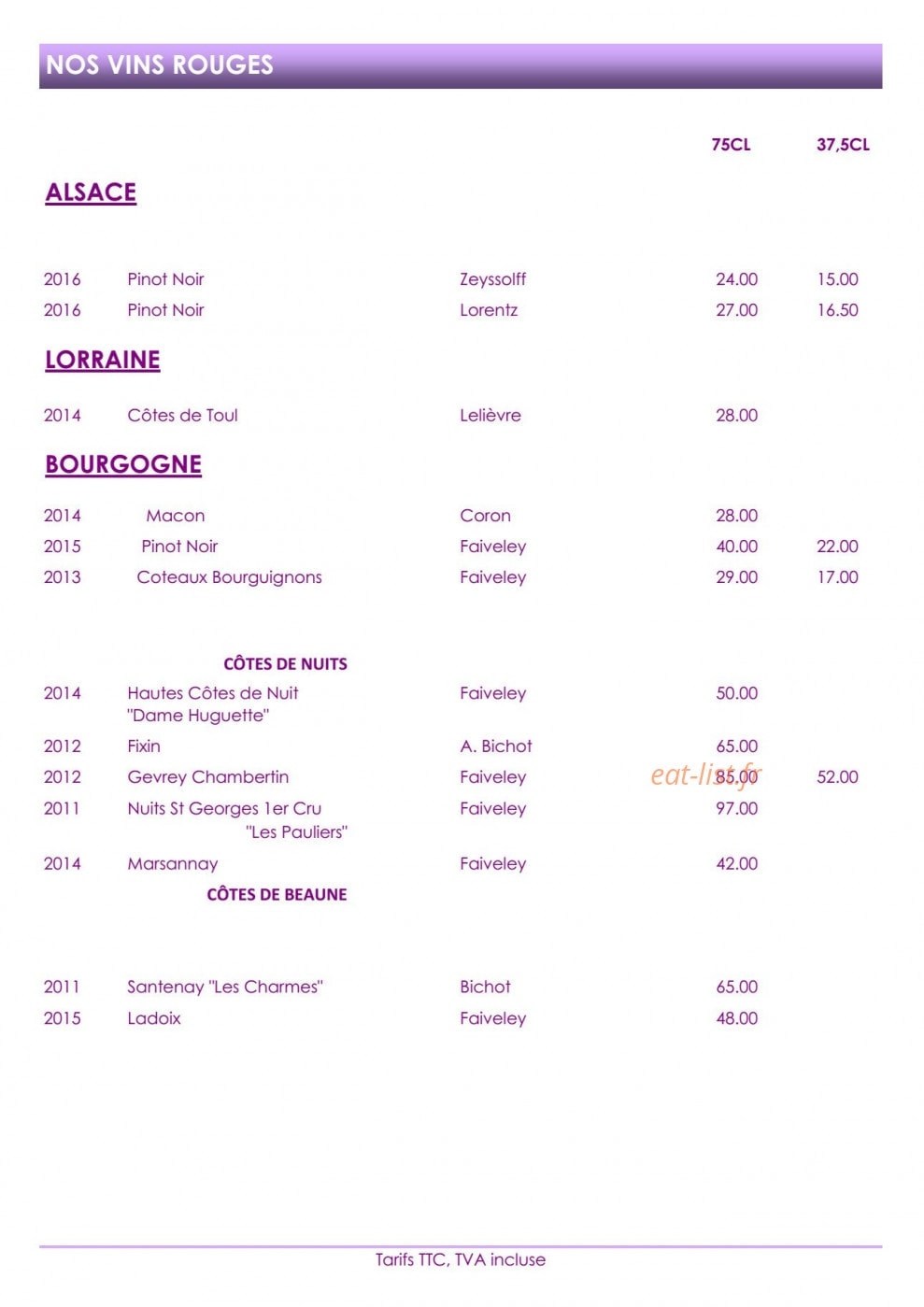 Le Diamant — carte page 10