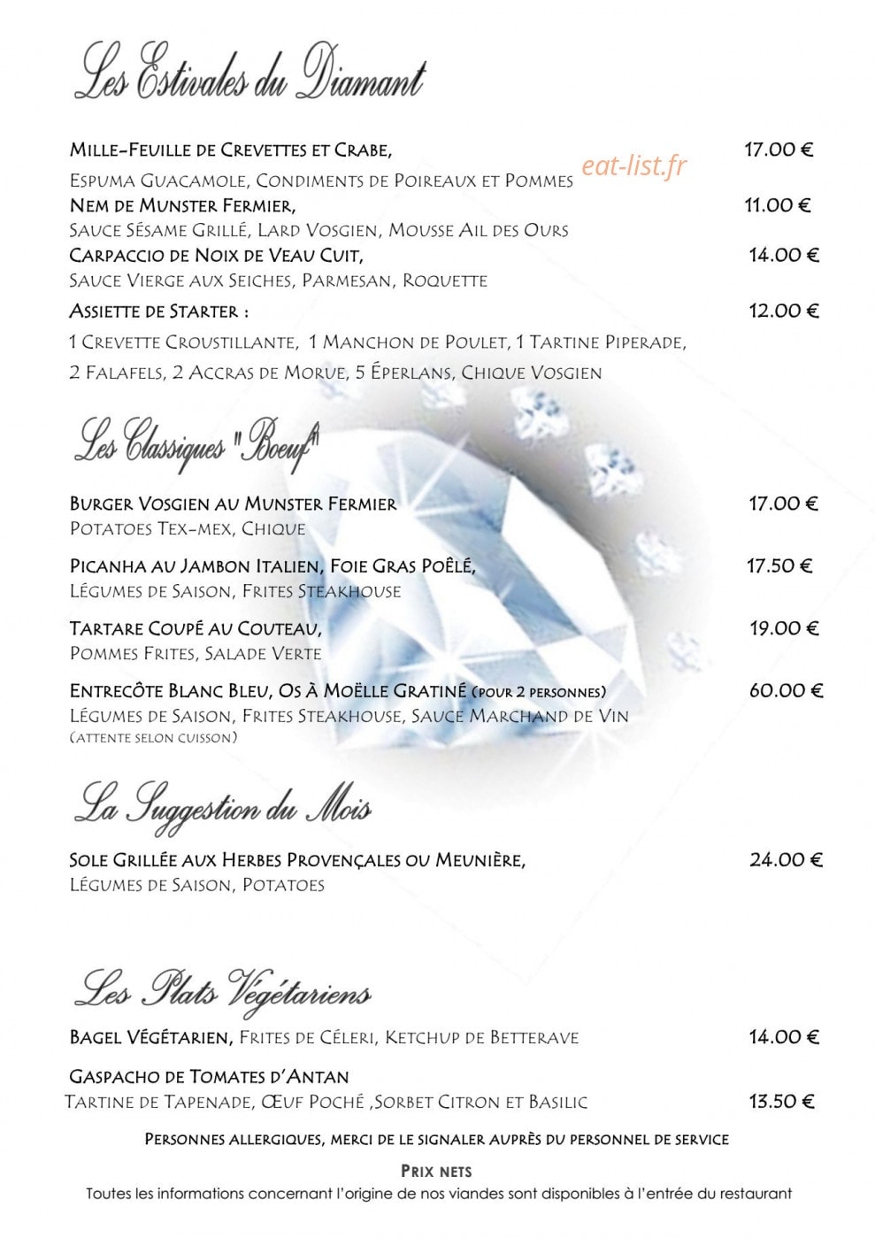 Le Diamant — carte page 4