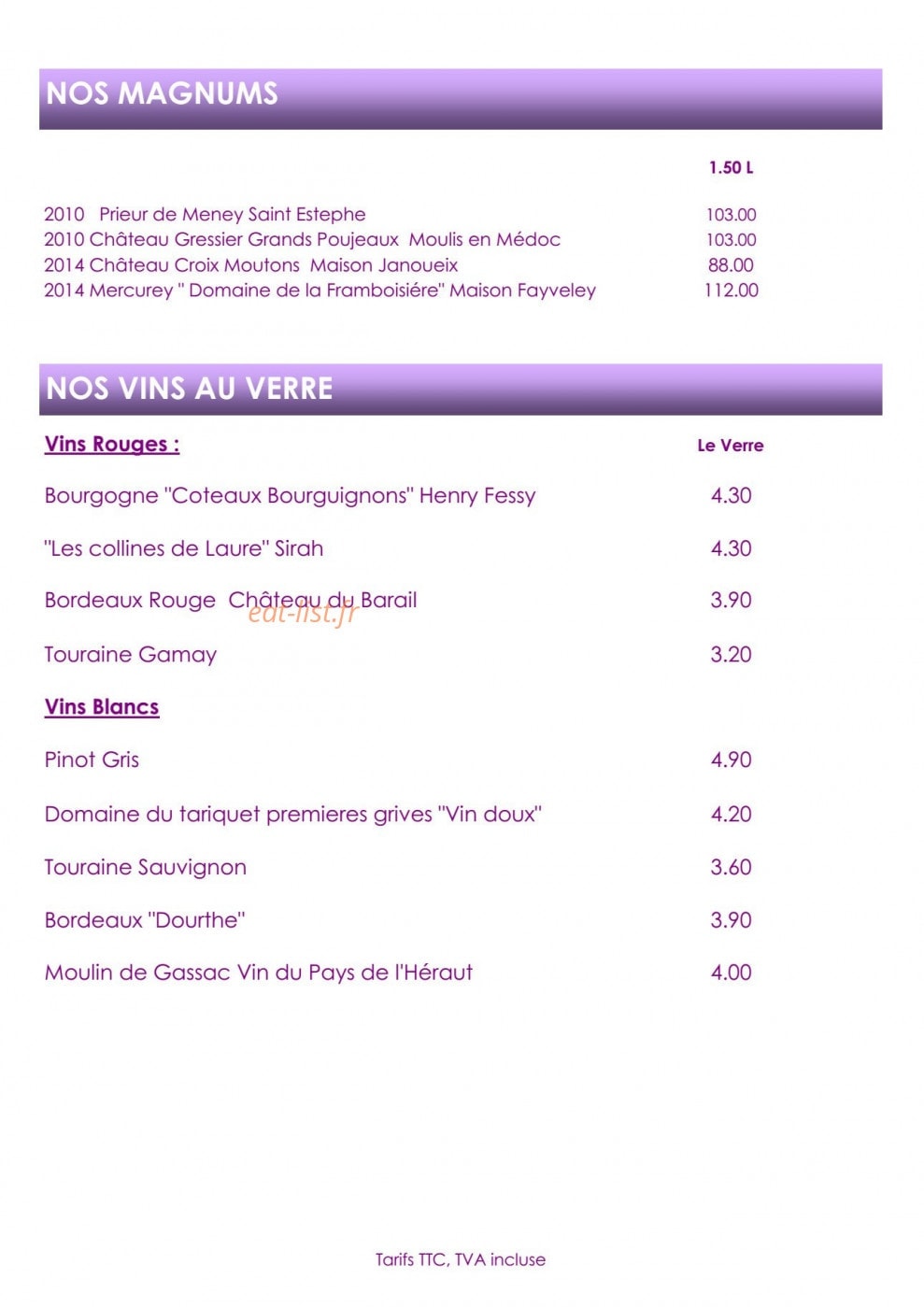 Le Diamant — carte page 15