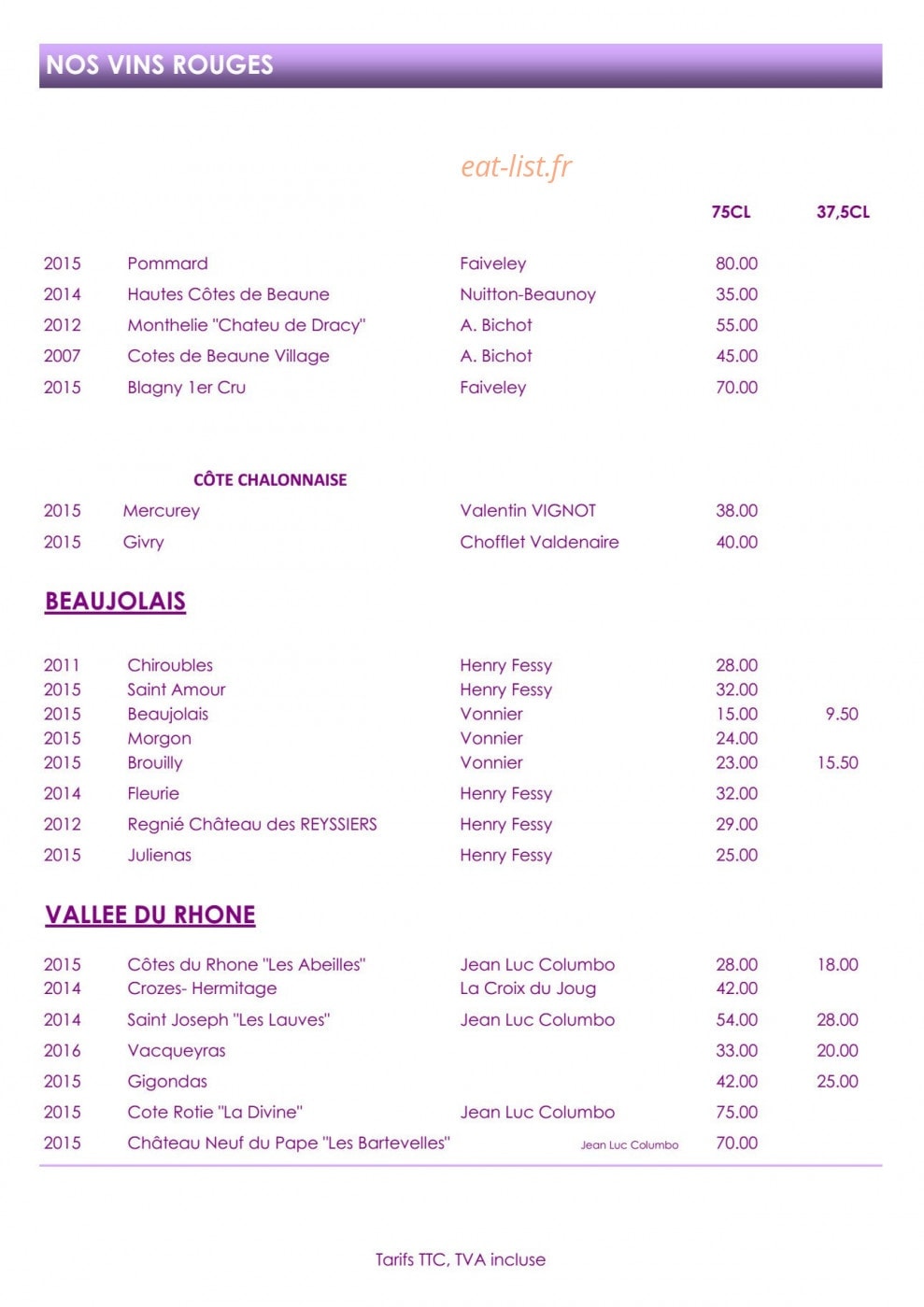 Le Diamant — carte page 11