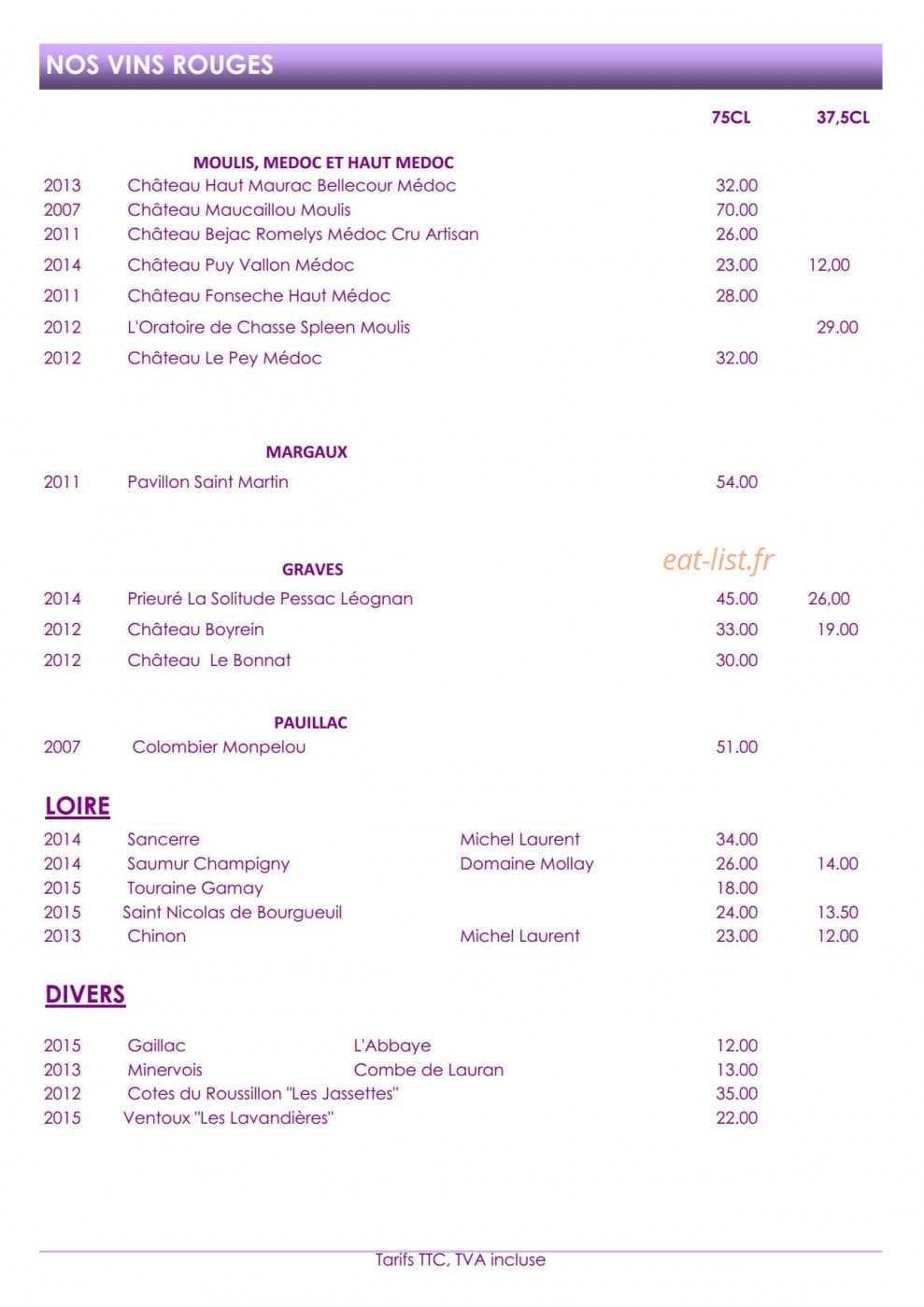 Le Diamant — carte page 13