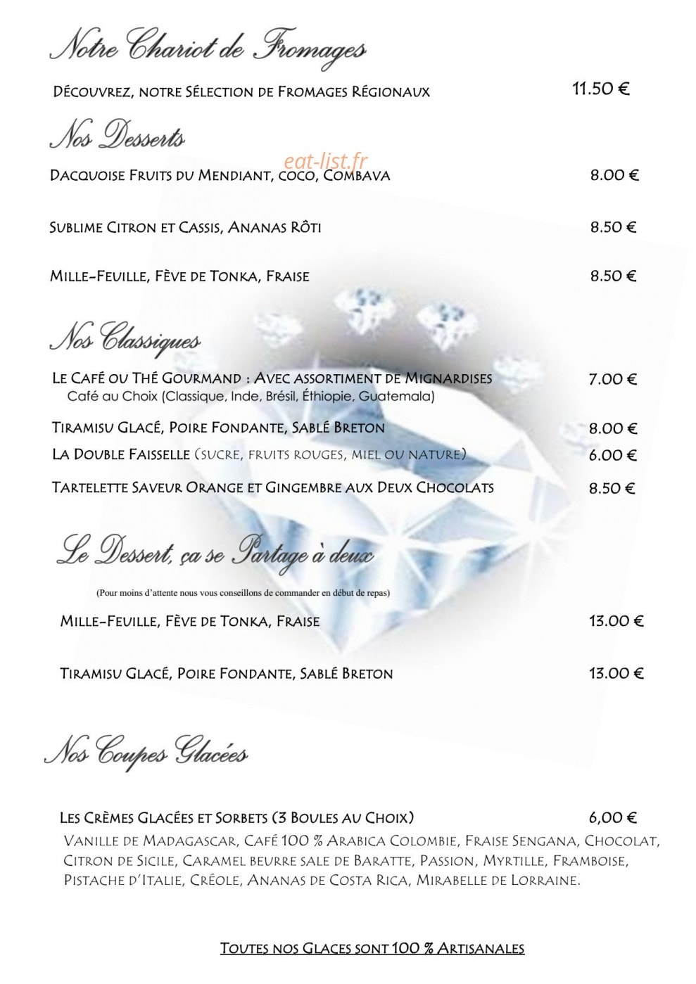 Le Diamant — carte page 2