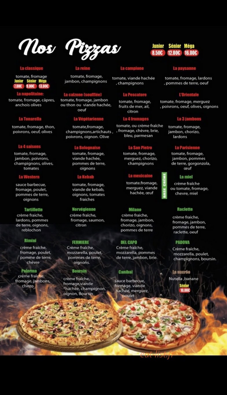Capo Pizza — carte page 2