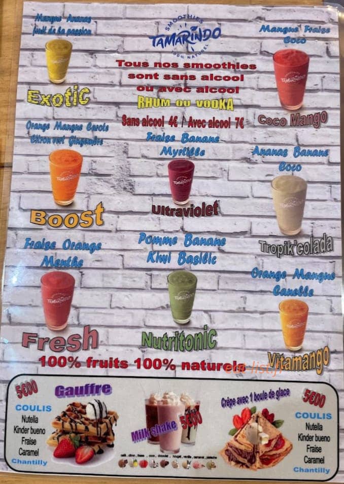Chez Angelo — carte page 3