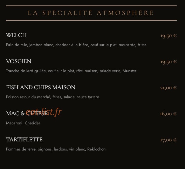 L'atmosphère — carte page 6