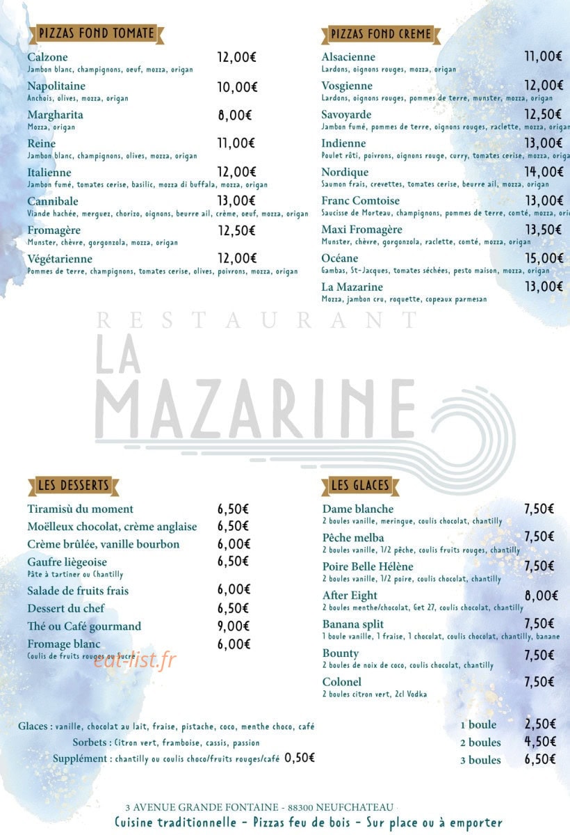 La Mazarine — carte page 2